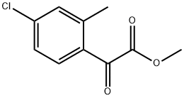 METHYL 4-CHLORO-2-METHYLBENZOYLFORMATE Structure