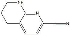 5,6,7,8-Tetrahydro-[1,8]naphthyridine-2-carbonitrile 化学構造式