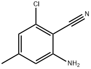 2-AMINO-6-CHLORO-4-METHYLBENZONITRILE Structure