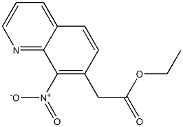 ethyl 2-(8-nitroquinolin-7-yl)acetate 结构式