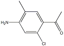 1-(4-Amino-2-chloro-5-methyl-phenyl)-ethanone Structure