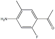 1-(4-Amino-2-fluoro-5-methyl-phenyl)-ethanone Structure