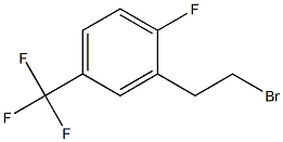 2-(2-bromoethyl)-1-fluoro-4-(trifluoromethyl)benzene Structure