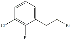 1-(2-bromoethyl)-3-chloro-2-fluorobenzene Struktur