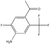 1-(4-Amino-5-fluoro-2-trifluoromethyl-phenyl)-ethanone Structure