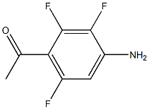1-(4-Amino-2,3,6-trifluoro-phenyl)-ethanone 结构式