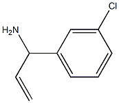 1-(3-氯苯基)丙-2-烯-1-胺, 1260831-38-6, 结构式