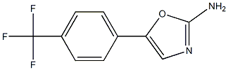 5-(4-三氟甲基苯基)-1,3-恶唑-2-胺,1260836-52-9,结构式