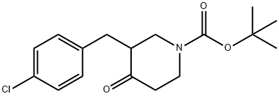 1260840-04-7 tert-butyl 3-(4-chlorobenzyl)-4-oxopiperidine-1-carboxylate