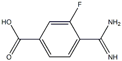 4-amidino-3-fluorobenzoic acid,1260847-71-9,结构式