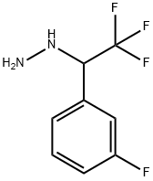 (2,2,2-trifluoro-1-(3-fluorophenyl)ethyl)hydrazine,1260847-75-3,结构式