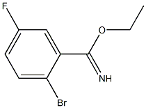 ethyl 2-bromo-5-fluorobenzimidate 结构式