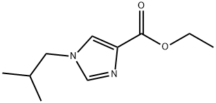 ethyl 1-isobutyl-1H-imidazole-4-carboxylate,1260853-00-6,结构式