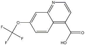 7-(三氟甲氧基)喹啉-4-羧酸,1260855-33-1,结构式