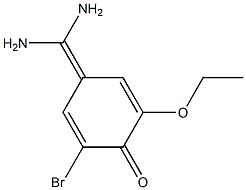 3-bromo-5-ethoxy-4-hydroxybenzamidine Struktur