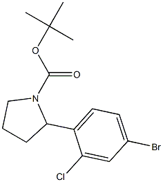 1260893-98-8 tert-butyl 2-(4-bromo-2-chlorophenyl)pyrrolidine-1-carboxylate