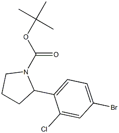 tert-butyl 2-(4-bromo-2-chlorophenyl)pyrrolidine-1-carboxylate|