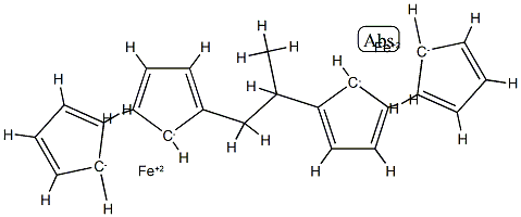 1,1''-isopropylidenediferrocene  化学構造式