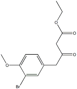 ethyl 4-(3-bromo-4-methoxyphenyl)-3-oxobutanoate Structure