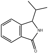 3-异丙基异吲哚啉-1-酮, 126091-37-0, 结构式