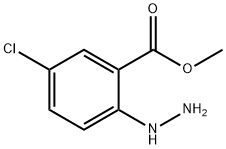 methyl 5-chloro-2-hydrazinylbenzoate 结构式