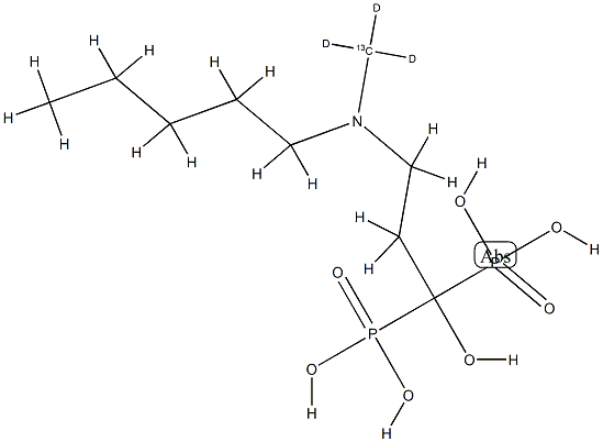 IBANDRONIC ACID-13CD3 结构式