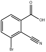 3-溴-2-氰基苯甲酸,1261790-96-8,结构式