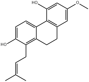 9,10-Dihydro-2-methoxy-8-(3-methyl-2-butenyl)phenanthrene-4,7-diol|盘龙参酚A