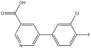 5-(3-Chloro-4-fluorophenyl)-nicotinic acid|