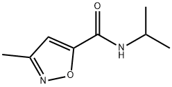 5-Isoxazolecarboxamide,3-methyl-N-(1-methylethyl)-(9CI) 化学構造式