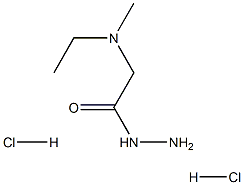 2-[ethyl(methyl)amino]acetohydrazide dihydrochloride (non-preferred name) 结构式