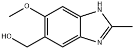 1H-Benzimidazole-5-methanol,6-methoxy-2-methyl-(9CI) Struktur