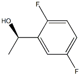 (1R)-1-(2,5-DIFLUOROPHENYL)ETHANOL, 126534-37-0, 结构式