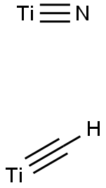 炭窒化チタン, 40NM 化学構造式
