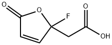 2-Furanaceticacid,2-fluoro-2,5-dihydro-5-oxo-(9CI) Struktur