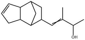 3-Buten-2-ol, 4-(3a,4,6,7,7a,-hexahydro-4,7-methano-1H-inden-5-(6)-yl)-3-methyl-,126646-06-8,结构式