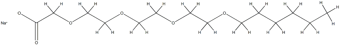 SODIUM HEXETH-4 CARBOXYLATE Struktur