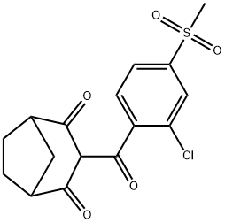 3-[2-Chloro-4-(methylsulfonyl)benzoyl]bicyclo[3.2.1]octane-2,4-dione Struktur