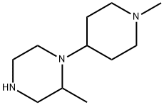 Piperazine, 2-Methyl-1-(1-Methyl-4-piperidinyl) 化学構造式