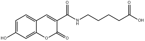 5-[(7-Hydroxy-2-oxo-2H-chromene-3-carbonyl)-amino]-pentanoic acid(WX610211)|5-(7-羟基-2-氧亚基-2H-色烯-3-碳杂草酰氨基)戊酸