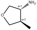 反式-4-甲基四氢呋喃-3-胺, 1268520-38-2, 结构式