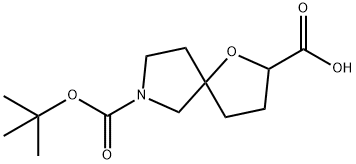 7-[(TERT-BUTOXY)CARBONYL]-1-OXA-7-AZASPIRO[4.4]NONANE-2-CARBOXYLIC ACID(WX102180) Structure