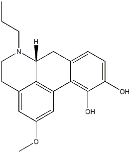 2-methoxy-N-n-propylnorapomorphine Structure