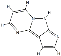 1H-Pyrrolo[2,3:3,4]pyrazolo[1,5-a]pyrimidine  (9CI),126878-11-3,结构式