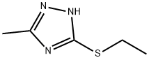 1H-1,2,4-Triazole,3-(ethylthio)-5-methyl-(9CI) 化学構造式