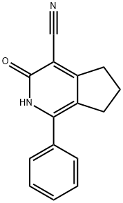 3-Oxo-1-phenyl-3,5,6,7-tetrahydro-2H-[2]pyrindine-4-carbonitrile Structure