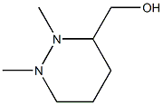 3-Pyridazinemethanol,hexahydro-1,2-dimethyl-(9CI) Structure