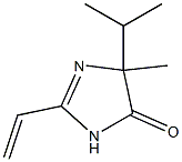 4H-Imidazol-4-one,2-ethenyl-1,5-dihydro-5-methyl-5-(1-methylethyl)-(9CI) Structure