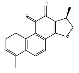 四氢丹参酮 I,126979-84-8,结构式