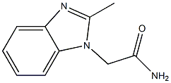 1H-Benzimidazole-1-acetamide,2-methyl-(9CI),126993-64-4,结构式